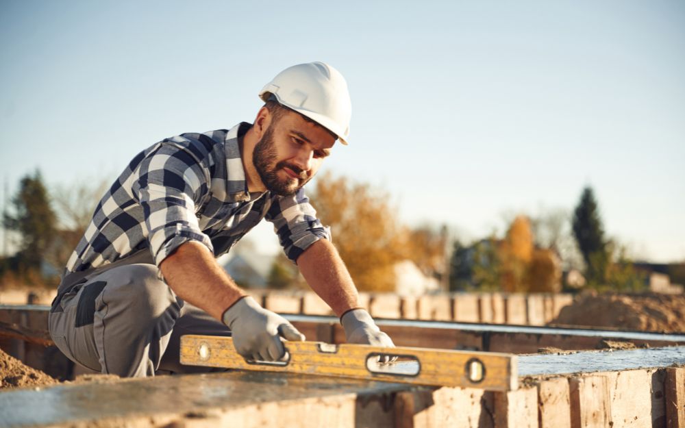 Man working in the sun